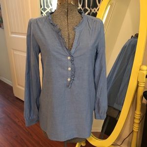 Loft Chambray Tunic